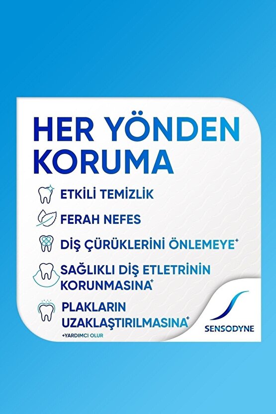 Total Care White. 50 ml Diş Macunu Tam Koruma Beyazlatıcı X3 Adet