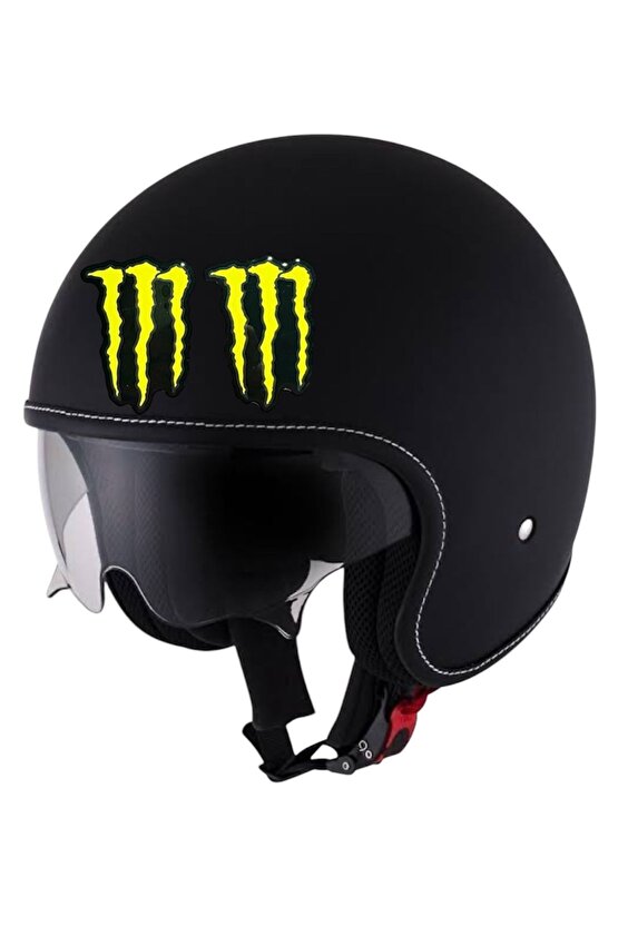 Monster Energy Damla Sticker 3d 2 Adet Motorsiklet Kask Telefon Arkası