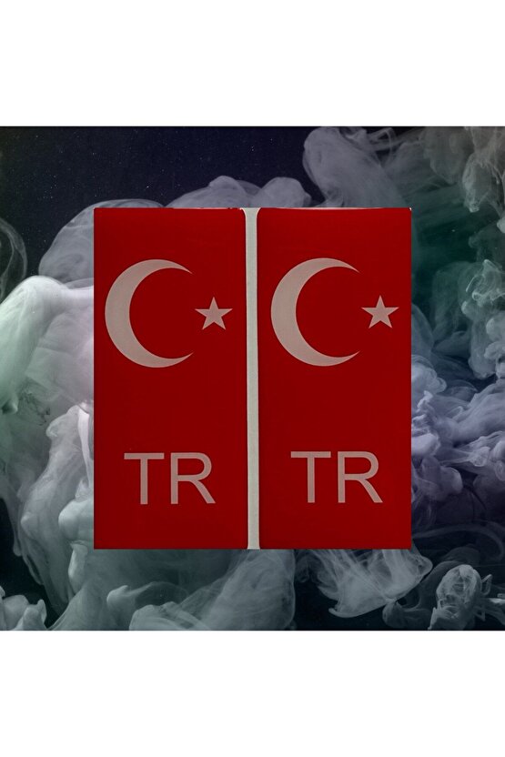PHOENİX STİCKER TÜRK BAYRAĞI 10x4 DAMLA LOGO 2 ADET