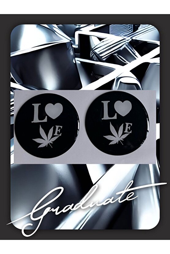 PHOENİX STİCKER LOVE DAMLA LOGO 5x5 CM 2 ADET