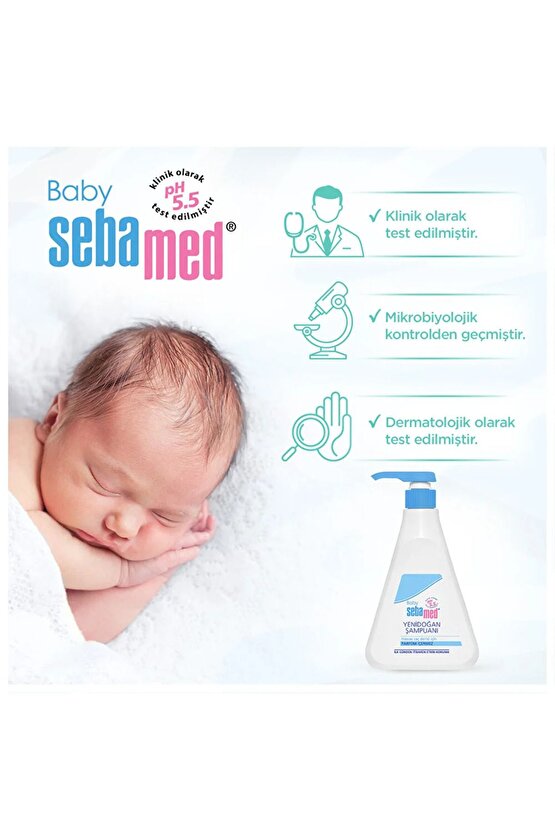Baby pH 5.5 Bisabolol İçerikli Koruma ve Bakım Sağlayan Yenidoğan Bebek Şampuanı 500 ml