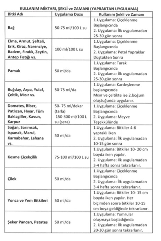 BYZME TF SIVI MİKRO BİTKİ BESİN MADDELERİ KARIŞIMI 1 LT