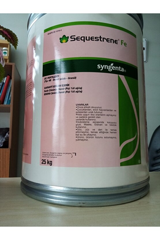 Sequestrene Şelatlı Demir 25 Kg