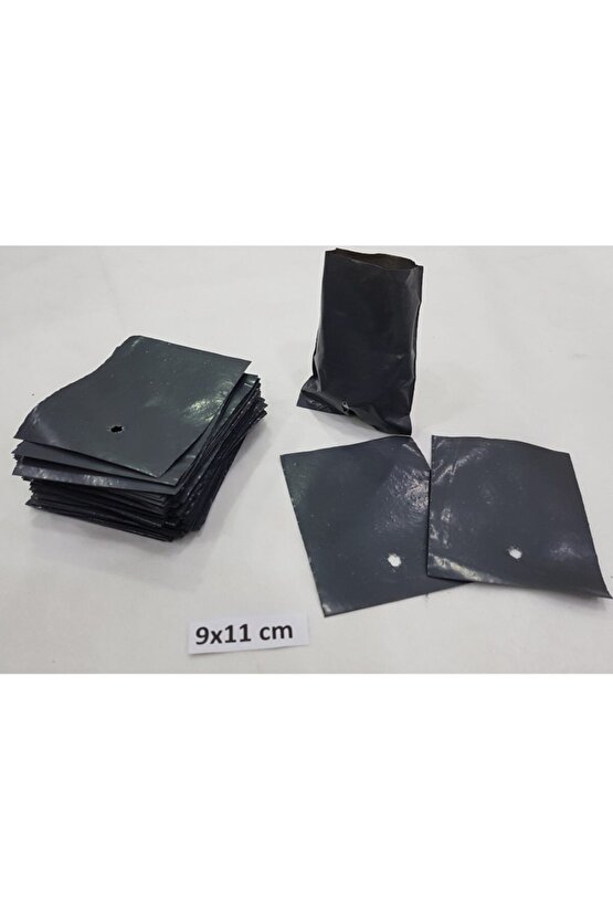 Fide Poşeti 200 Adet 9x11 Cm Fide Torbası Fidan Poşeti Fidan Torbası Fide Fidan Yetiştirme Poşet