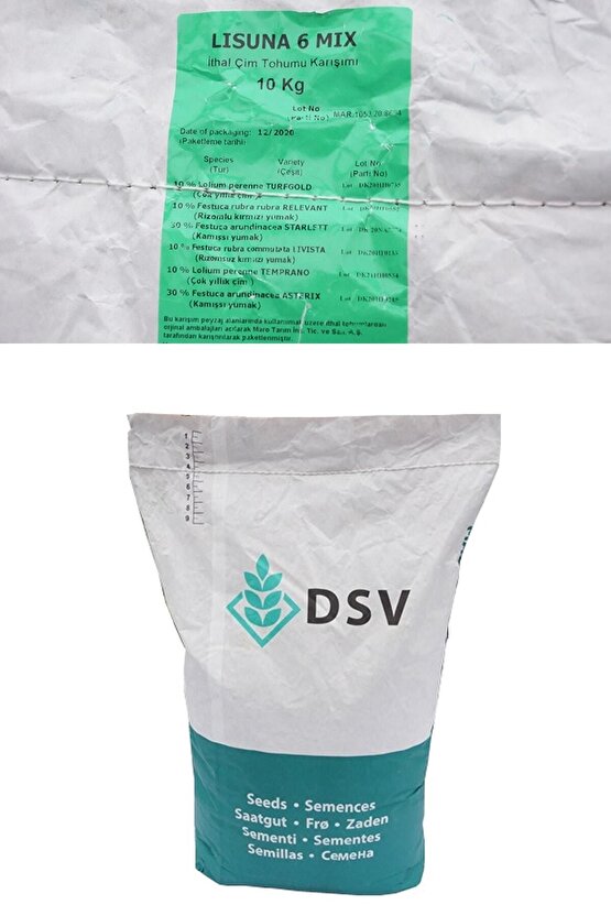 10 Kg 6lı Karışım Ithal Çim Tohumu