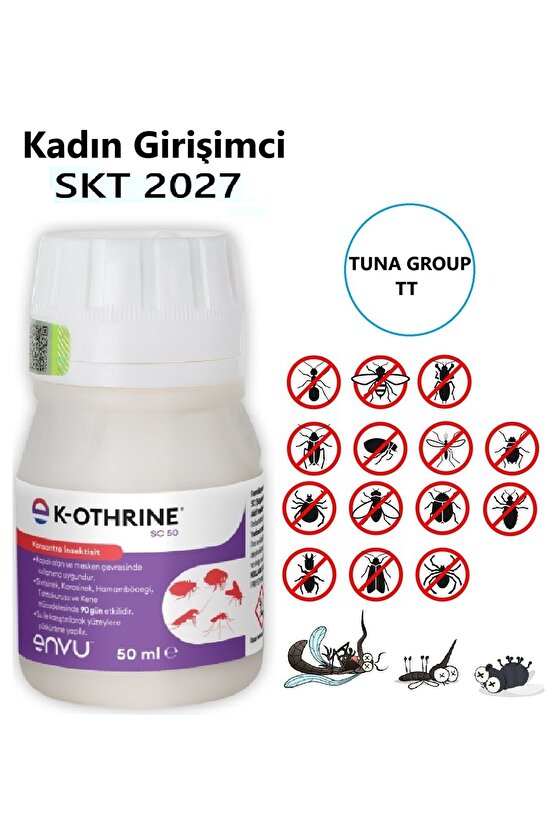 Envu-k-othrine Sc50 ml Kokusuz, Karınca -böcek- Sinek- Hamamböceği 2027
