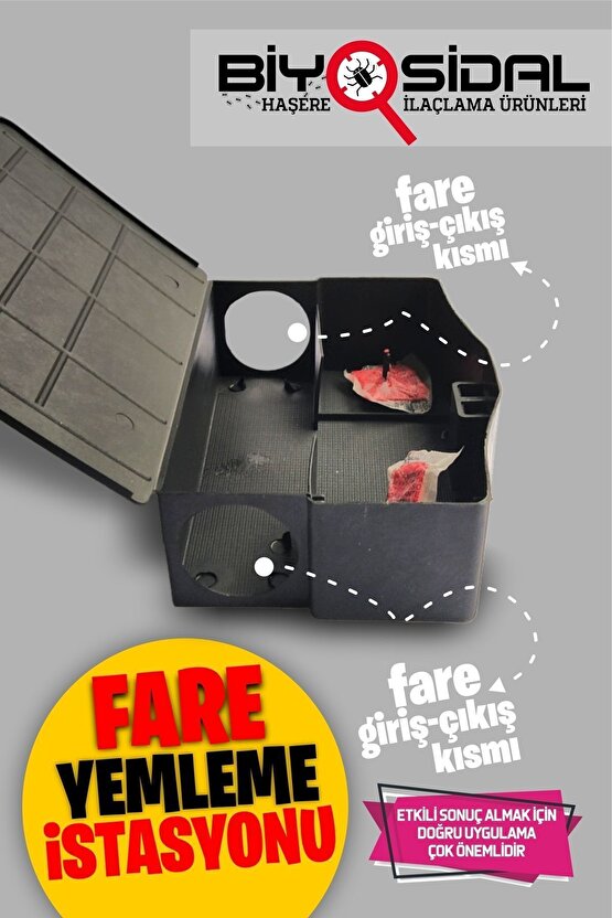 Fare Yemleme Istasyonu 5 Adet (YEMSİZDİR)