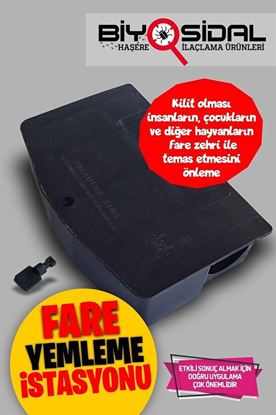 Fare Yemleme Istasyonu 5 Adet (YEMSİZDİR)