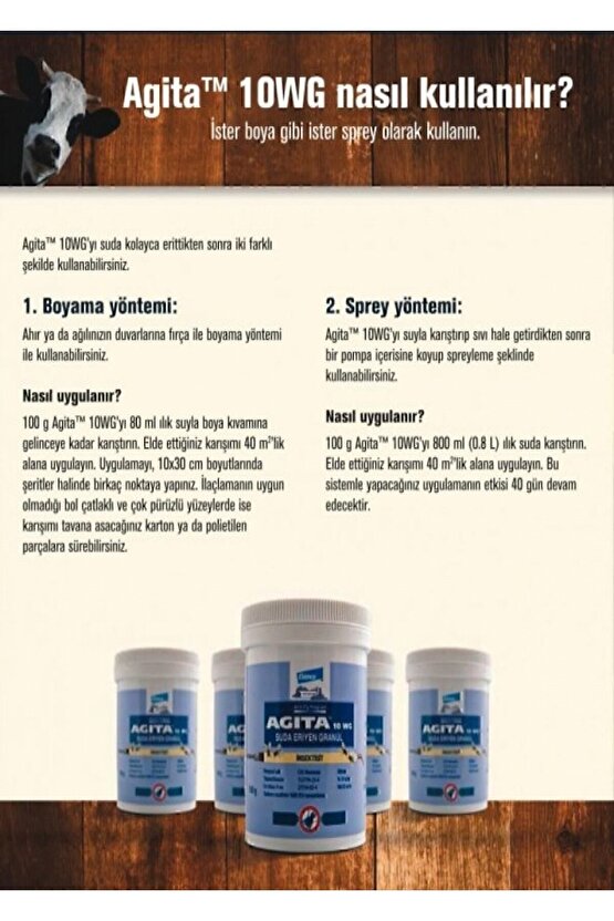 Agita 10 Wg Karasinek Ilacı 100 Gr