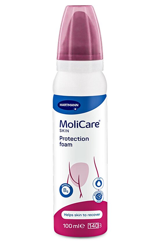 Molicare, Çatlak Karşıtı, Yoğun Nemlendirici Cilt Bakım Köpüğü, 100ml, Pentenol, Gliserin Içerir.