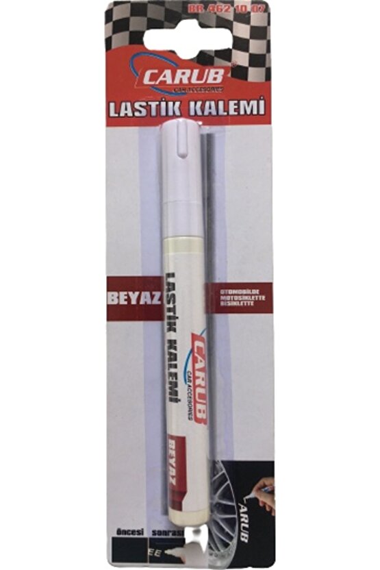 Lastikteki Yazıları Beyaz Renklendirme Lastik Kalemi Lastik Kalemi