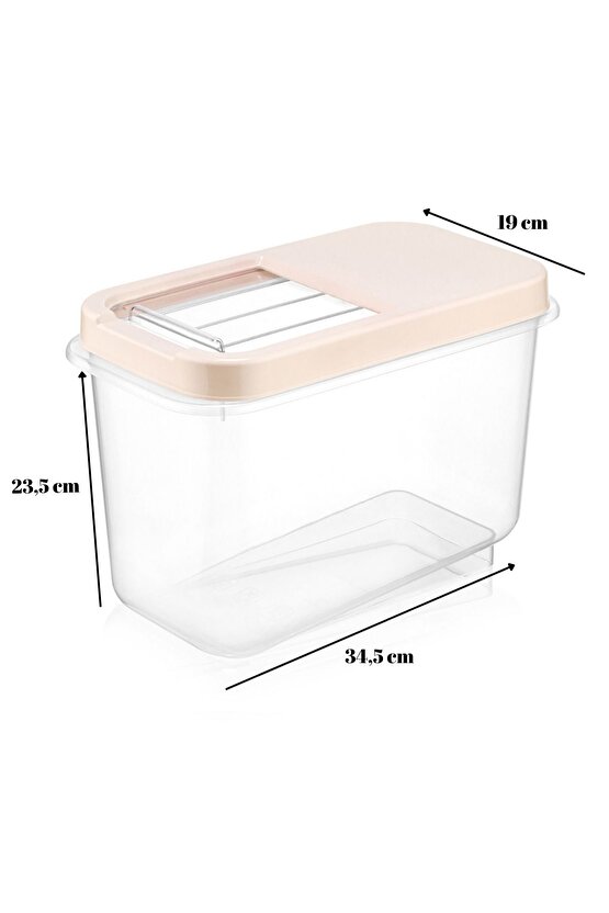2li Sürgülü Kayar Kapak 10 Litre Deterjan ve Bulaşık tableti Saklama Kabı Banyo Düzenleyici