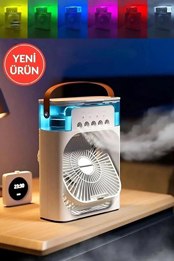 600 ML Portatif Buzlu Vantilatör Soğutucu Fan Taşınabilir Klima Mini Klima