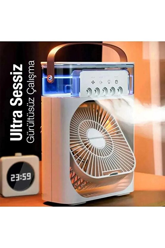 600 ML Portatif Buzlu Vantilatör Soğutucu Fan Taşınabilir Klima Mini Klima