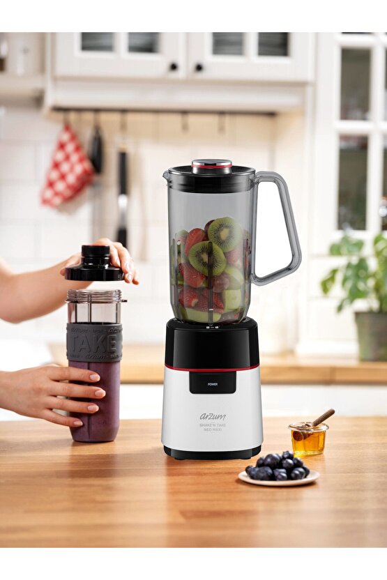 Ar1174-b Shaken Take Neo Maxi Kişisel Smoothie Sürahi Blender - Beyaz