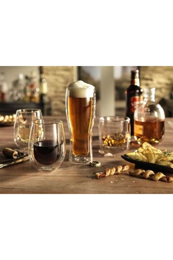 Sorrento Çift Cidarlı Bardağı 2li 414 ml