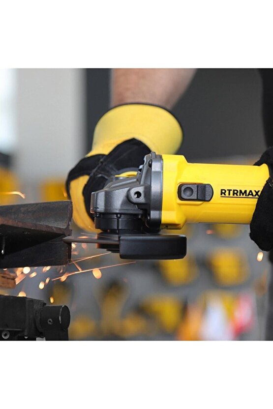 Rtm1080 Avuç Taşlama Makinası 115 Mm 750w Devir Ayarlı
