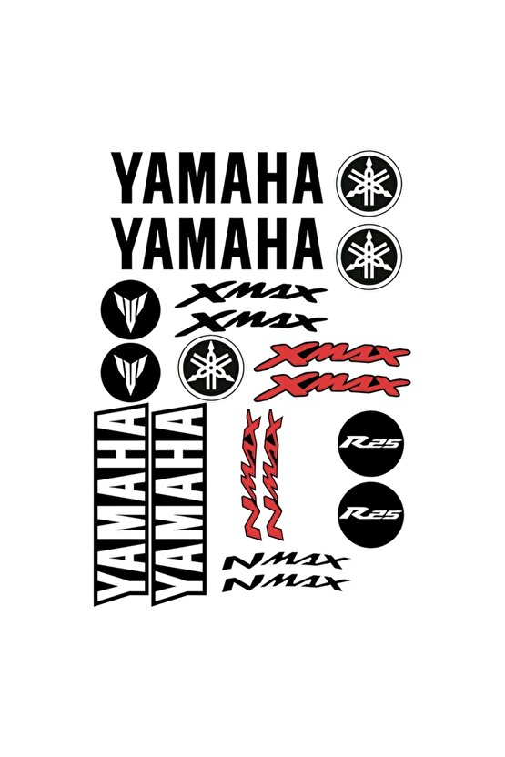 Yamaha X-max Sticker N-Max Sticker Seti Motorsiklet kask