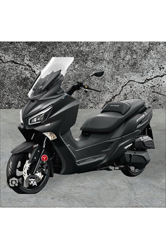 Reflektör sarı kırmızı Motorsiklet Direksiyon seti
