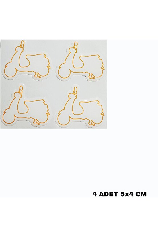 PHOENİX STİCKER VESPA MOTOR DAMLA LOGO