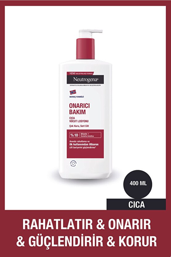 CICA Onarıcı Bakım Vücut Losyonu 400 ml