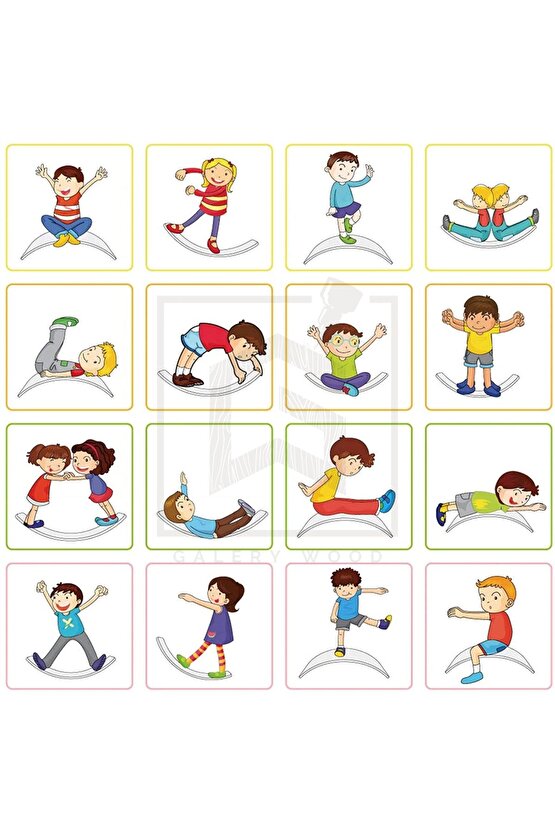 0-3 Yaş Denge  Denge Tahtası, Montessori Balance Board, Doğal Ahşap Çocuk Oyuncak, Spor Ekipmanı, M