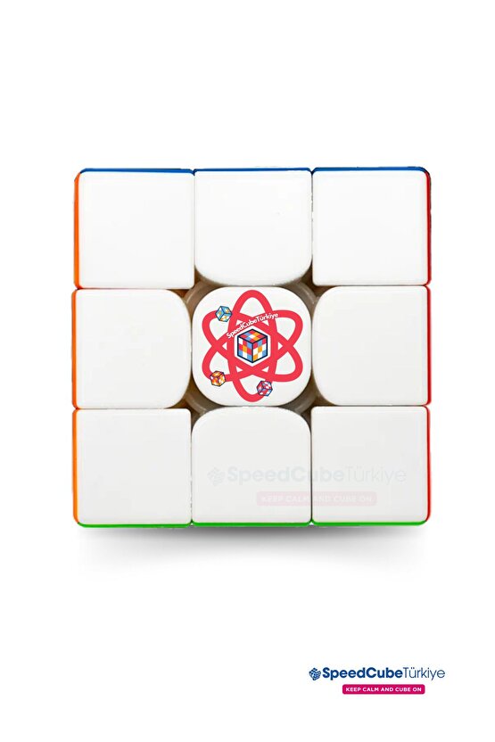 Atom 3x3 Profesyonel Manyetik Mıknatıslı Rubik Küp Akıl Küpü Zeka Küpü Speedcube Canlı Renkler