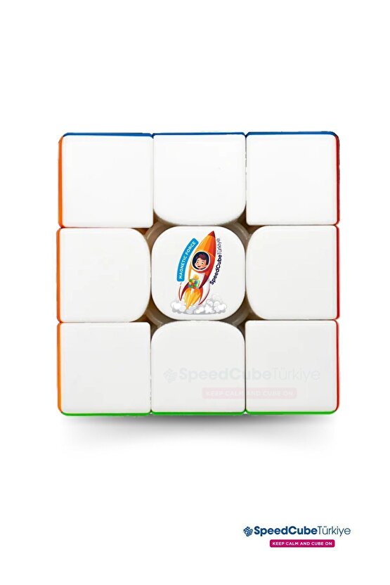 Magnetic Rocketboy M 3x3 Profesyonel Manyetik Mıknatıslı Rubik Küp Akıl Küpü Zeka Küpü Speedcube