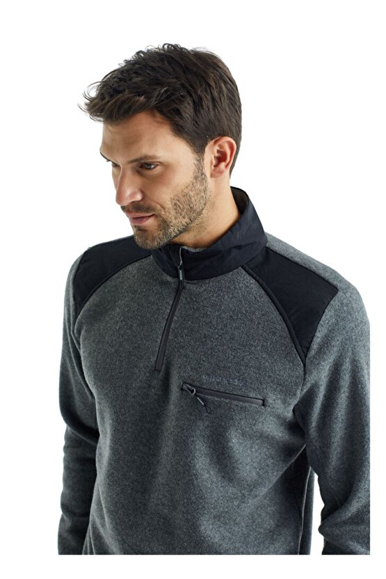 Erkek Polar Sweatshirt 30975 - Antrasit