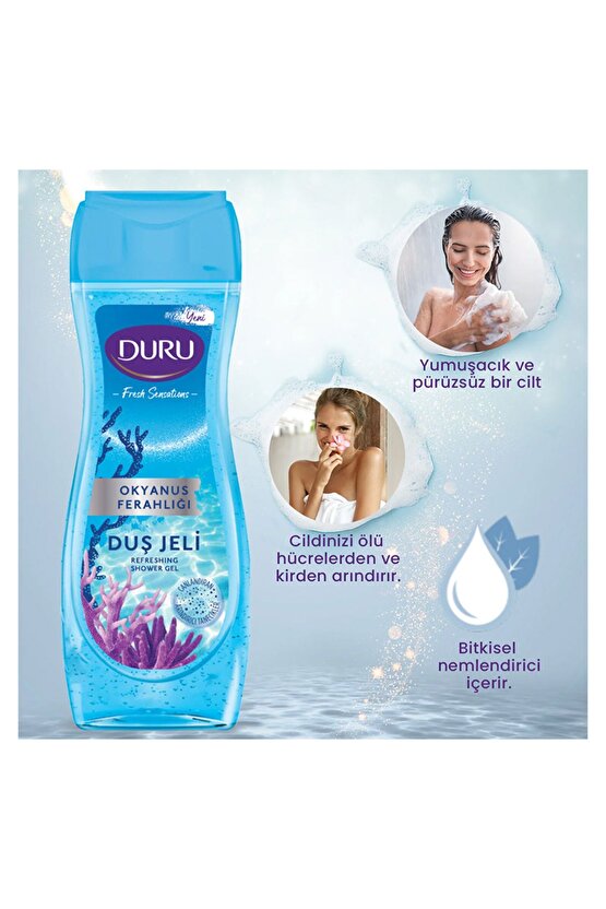 Fresh Sensations Ferahlığı Duş Jeli 450ml,okyanus