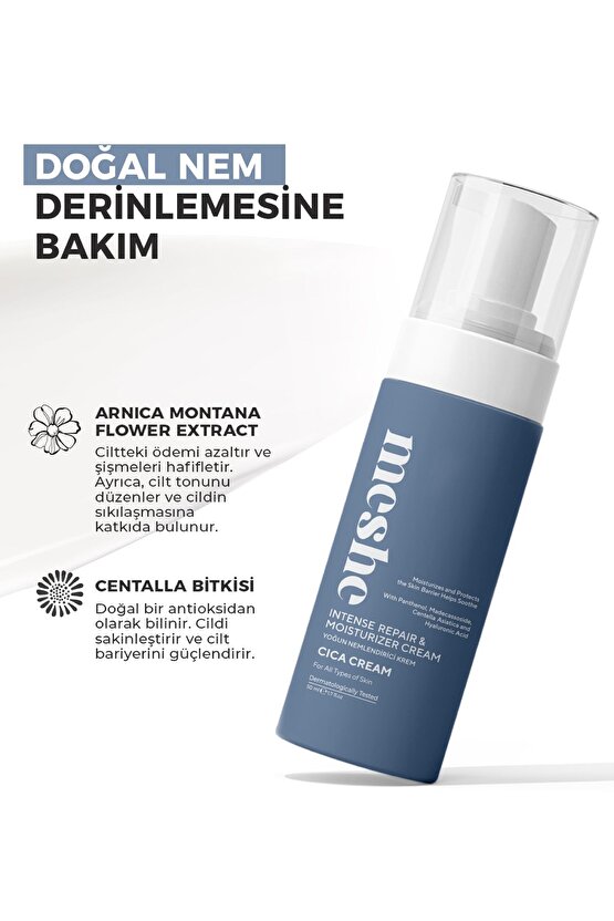 Yoğun Onarıcı ve Nemlendirici Bariyer Koruyucu Madecassoside Özlü Cica Krem 60 ml