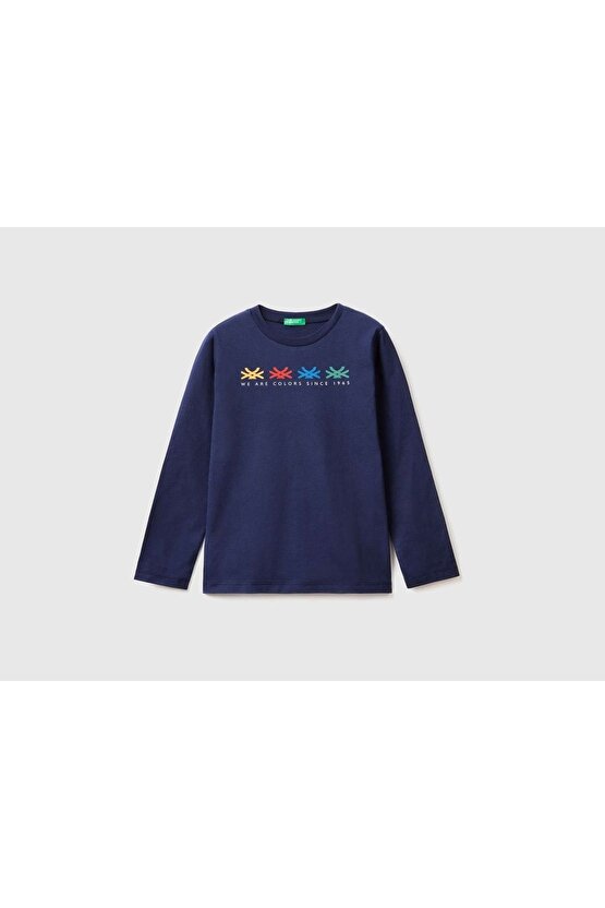 Benetton Yazılı T-shirt
