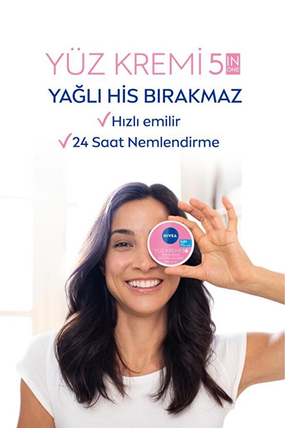 Cilt Tonu Eşitleyici Yüz Bakım Kremi 100ml, SPF15, 24 Saat Nemlendirici, Leke Oluşumu Önleyici