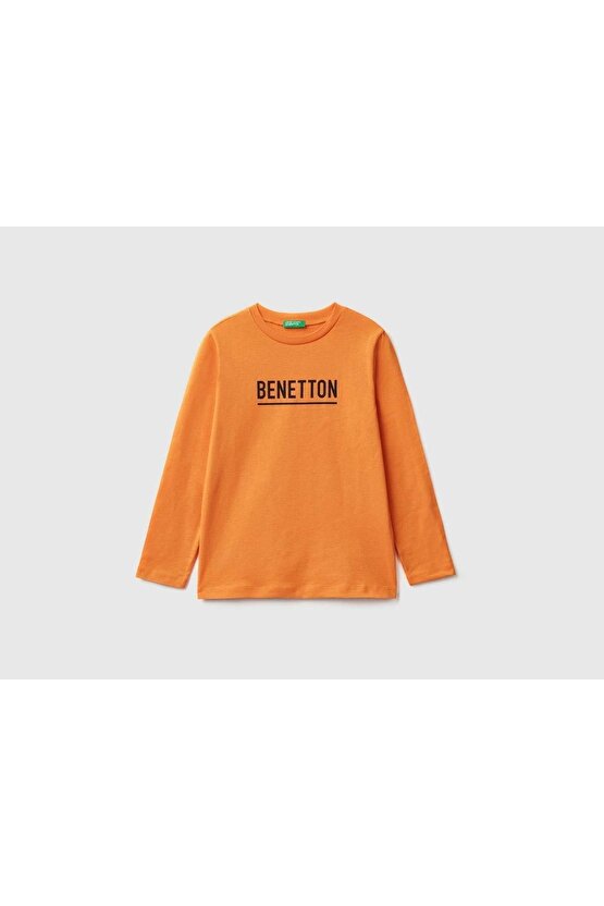 Benetton Su Baskılı T-shirt