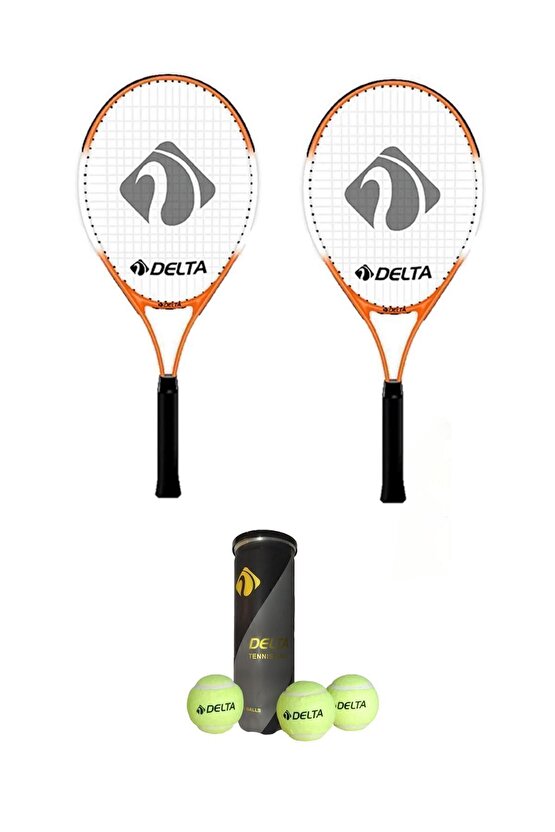 2 Adet Max Joys 23 İnç Çocuk Tenis Raketi + 2 Adet Tenis Çantası +  3 Adet Prof. Seviye Maç Topu