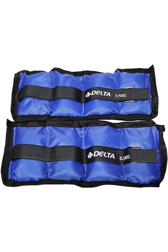 0,5 Kg x 2 Adet Toplam 1 Kg El Ayak Bilek Kas Güçlendirici Ağırlık Seti Kum Ağırlık Torbası