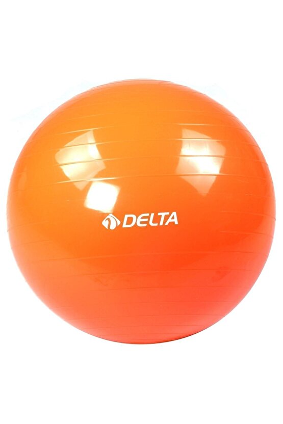 55 Cm Deluxe 140 Cm - 159 Cm Boy Aralığında Olanlar Için Uygun Turuncu Pilates Topu (POMPA YOK)
