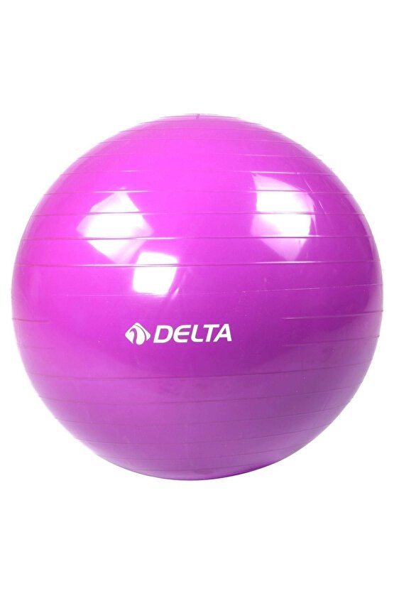 85 Cm Deluxe 180 Cm - 200 Cm Boy Aralığında Olanlar Için Uygun Mor Pilates Topu (POMPA YOK)