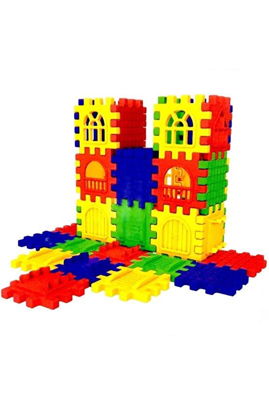 Oyuncak Puzzle City 3d Yapı Ve Tasarım Blokları 128 Parça