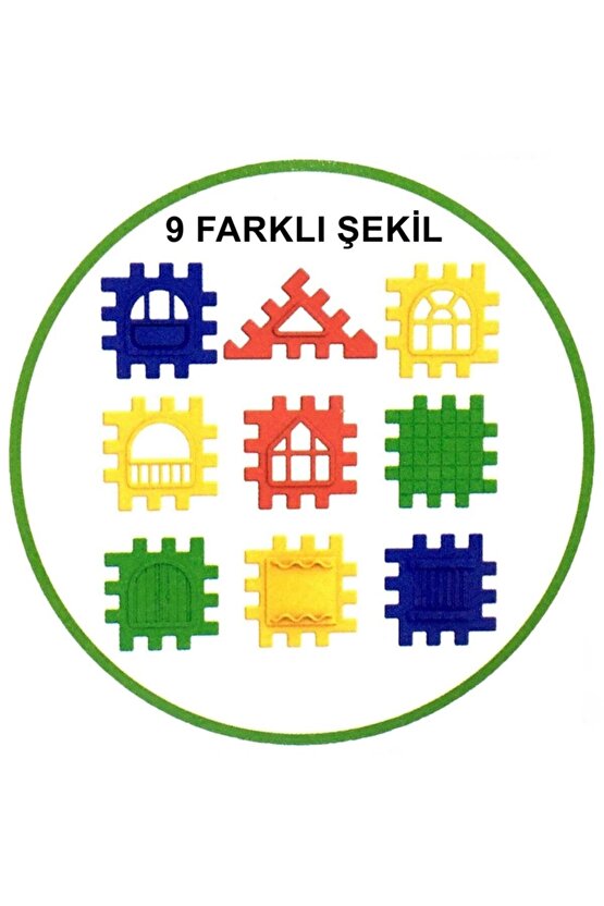 Puzzle City 3d Yapı Ve Tasarım Blokları 64 Parça