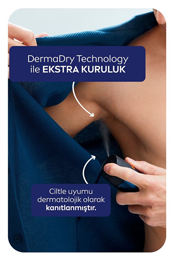 MEN Erkek Sprey Deodorant Derma Control Clinical 150ml, 96 Saat Anti-perspirant Ter Koruması