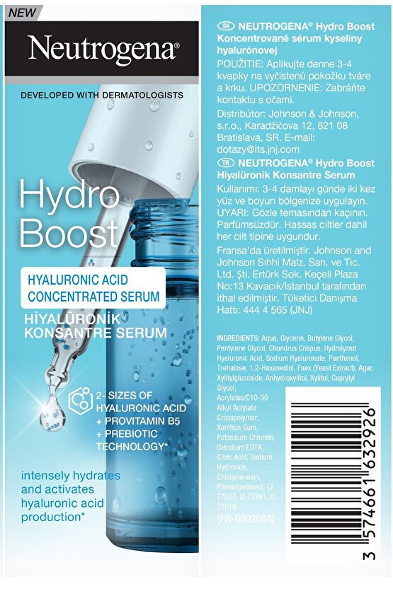 Hydro Boost Hyaluronik Konsantre Serum 15 ml