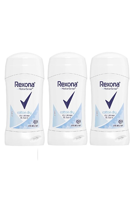 Women Cotton Dry Roll-on 40ml 3 Adet
