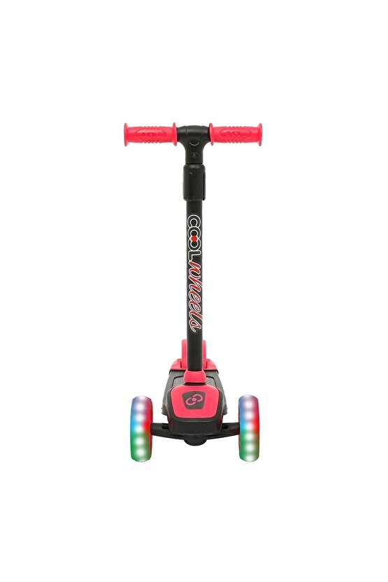 Cool Wheels Pembe Twist Işıklı 3 Tekerlekli Scooter - Işıklı Scooter - CoolWheels Scooter - Çocuk Sc