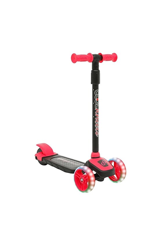 Cool Wheels Pembe Twist Işıklı 3 Tekerlekli Scooter - Işıklı Scooter - CoolWheels Scooter - Çocuk Sc