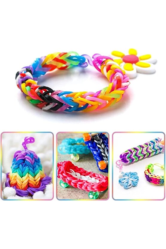Orijinal Loom Twister 3500 Parça Seti - Takı Seti - Toka, Bilezik Ve Kolye Yapma Seti - Loom Twister