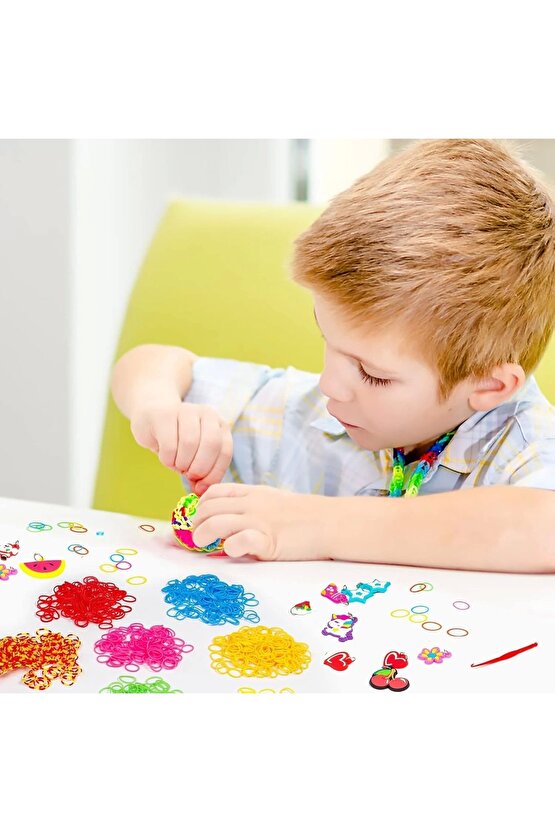 Orijinal Loom Twister 3500 Parça Seti - Takı Seti - Toka, Bilezik Ve Kolye Yapma Seti - Loom Twister