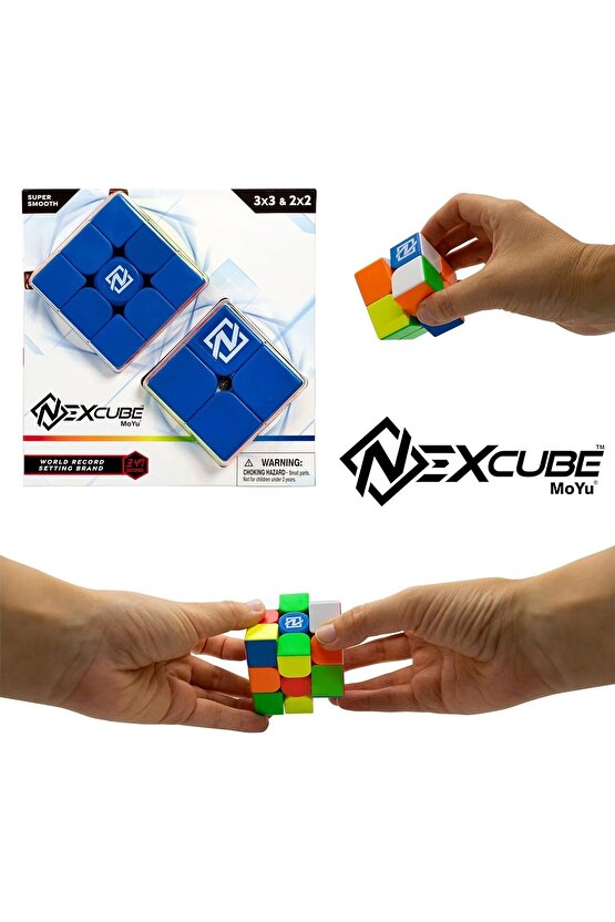 Orijinal Nexcube 2x2 Ve 3x3 Classic Küp - Nexcube Speed Cube - Nexcube 2x2 Ve 3x3 Classic Zeka Küpü