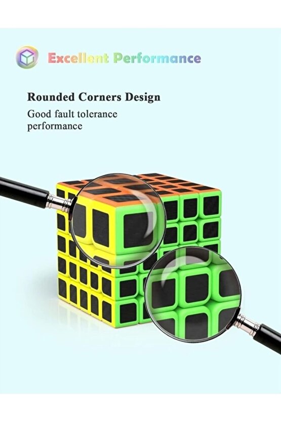Orijinal MoYu Fiber Karbon 5x5 Küp - Moyu Speed Cube - Moyu Fiber Karbon 5x5 Zeka Küpü - Zeka Küpü -