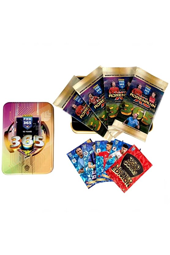 Panini FIFA 365 Adrenalyn XL 2025 Metal Kutu Paketi - Futbolcu Kartları - Trading Oyuncu Kartı - Fif